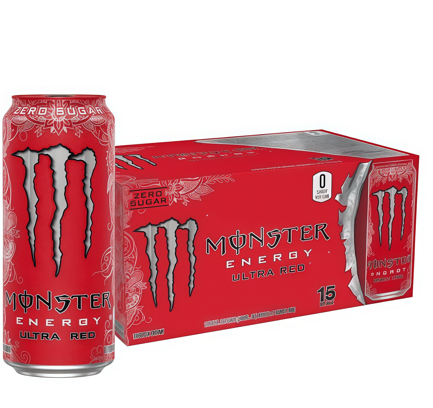 Zero Calorie Ultra Energy Drink, 16 Ounce (15-Pack)